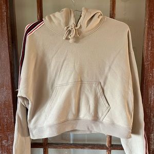 Aritzia TNA “The Iconic Hoodie” Tan Size XXS
